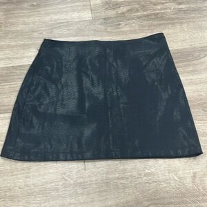 Vintage 90’s black shimmer mini skirt size 9